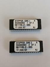 IGT Stepper GME 2 Eprom SG000363 Game 1 of 2 & 2 of 2 Set picture