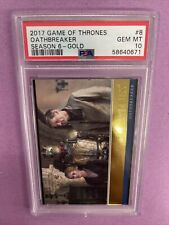 2017 Game Of Thrones Oathbreaker #8 SEASON 6 GOLD /150 10 GEM MT POP-1 picture