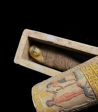 Rare Unique Egyptian secret tomb With Goddess ISIS of healing and magic Ushabti picture