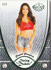 2015 Benchwarmer Daizy Dukez Green Premium Base Card Raquel Pomplun 3/3 picture