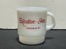 Vintage Termocrisa Executive Inn Louisville, KY Milk Glass Mug picture