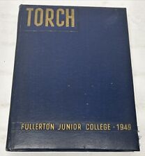 Fullerton Junior College 1949 the Torch Hardcover Vintage Yearbook picture