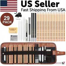 29PCS Professional Drawing Artist Kit Set Pencils and Sketch Charcoal Art Tools picture