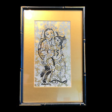 Madonna & Child Painting by Patterson, signed picture