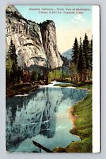 CA-California, Mirror View Of Washington Yosemite Valley Vintage c1908 Postcard picture