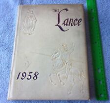 1958 The Lance Lourdes St Augustine Diocesan High School Yearbook Brooklyn NY picture