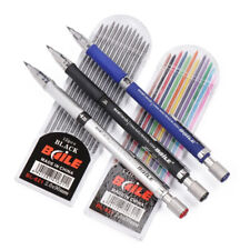 3 PCS 2.0 mm 2B Mechanical Pencil with 2 Cases Lead Color and Black Refills Art picture