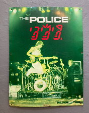 VTG THE POLICE-AUTHENTIC Ghost In The Machine METAL-TIN SIGN 1982 EXTREMELY RARE picture