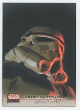 2008 Star Wars Galaxy 4 Artist Sketch Card Stormtrooper by Jerry Vanderstelt picture