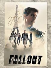 Tom Cruise & Henry Cavill SIGNED Photo Mission Impossible Fallout With COA picture