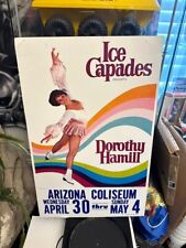 Vintage hardstock flyer poster 22 x 14 Dorothy Hamill Ice Capades picture