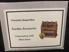 Conservatory Greenhouse   PHB Porcelain Hinged Box by Midwest of Cannon Falls picture