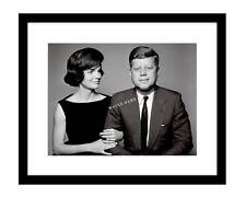John F Kennedy 8x10 Photo Jacqueline Jackie Onassis portrait print president JFK picture