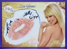Best of BenchWarmer 2022 Lisa Gleave 2007 Gold AUTOGRAPH KISS LIP PRINT #'d 4/5 picture