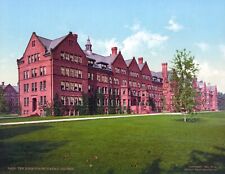 1904 Vassar College Dormitories Building Vintage Photograph 8.5