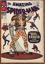 Amazing Spiderman 47, Silver Age, Kraven the Hunter, GD/VG, Romita Sr., Lee picture