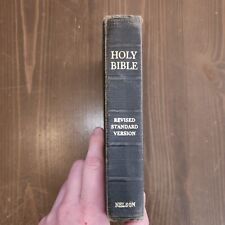Vtg 1952 Holy Bible Revised Standard Version Hardcover USA Made Thomas Nelson picture