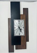 Vintage Mid Century Modern Verichron Wall Clock * Battery Movement picture