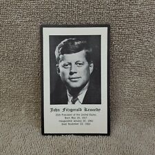President John F. Kennedy Death Funeral Mourning Prayer Card Jefferies & Manz picture