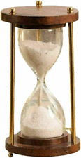 Antique Wooden Hourglass 6 Inch Sand timer Vintage Maritime Nautical Decor Gift picture
