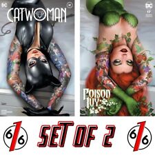 🔥 CATWOMAN 62 & POISON IVY 17 NATHAN SZERDY 616 TATTOO Variant Set LTD 3000 picture