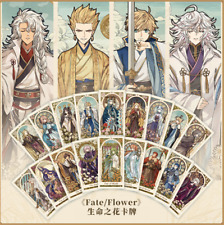 NEW FGO Fate Flower Tarot Cards Characters Anime Collection 79 Piece Cards Album picture