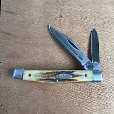 Vintage Case XX Pocket Knife Genuine Stag 10 Dot 1980 5244 SSP 75th Anniversary picture
