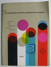 1957 Lithographic Awards Competition Catalog (7th Annual) high-quality 9x12” pub picture