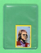 Elton John 1972-74 Vlinder Card  Rare Nrmnt-mt  Unstuck/Unused Label picture