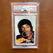Snoop Dogg Signed 1995 Panini Smash Hits Rookie Card #123 Psa/Dna Authentic AUTO picture
