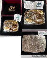 Murphy Gist Silversmiths Trophy Belt Buckles 2016 Houston Livestock Show & Rodeo picture