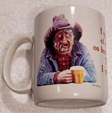 Vintage Leanin Tree Coffee Mug I Spend Most Of My Money On Beer And Women picture