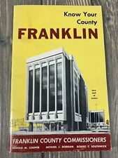 Vintage Know Your County Franklin Franklin County Commissioners Booklet picture