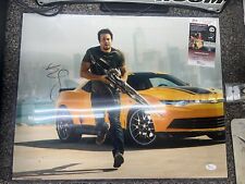 Mark Wahlberg Signed Transformers Age of Extinction 16x20 Metallic Photo JSA COA picture