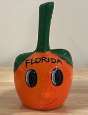 Vintage Florida USA Orange Decorative Collectible Ceramic Bell Clapper Souvenir picture
