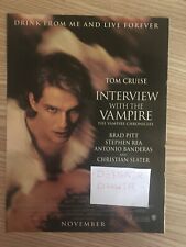 Tom Cruise Interview With The Vampire 1994 Print Ad Advertisement picture