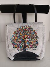 RARE TAWI Mexican Sugar Skull Tree Of Life Satin Backpack  Coutoure Adjustable  picture