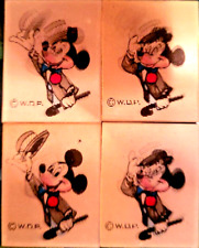 4 Original Disneyland 1950's Art Corner Souvenir Mickey Mouse Vari-Vue Flickers picture
