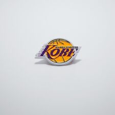 Custom Kobe Bryant NBA Logo and Mamba' Forever enamel pin set. picture