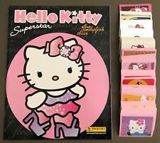 2009 Panini Hello Kitty Superstar empty album and complete set picture
