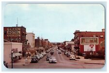 c1950s Business District Sheridan Wyoming WY Posted Vintage Postcard picture