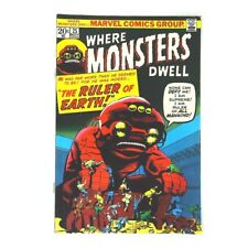 Where Monsters Dwell (1970 series) #25 in VF minus condition. Marvel comics [n' picture