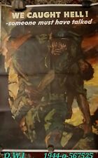 Original 1944 WWII OWI Army Poster 
