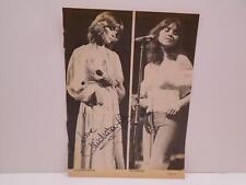 OLIVIA NEWTON JOHN GREASE ACTRESS SIGNED AUTO AUTOGRAPH 8x10 PAGE  JV picture