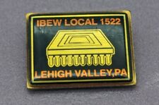 Vintage IBEW LU LOCAL UNION 1522 LAPEL METAL PIN International Brotherhood picture