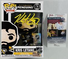 Kris Letang Signed Pittsburgh Penguins Funko Pop Vinyl Figure 63 NHL Hockey JSA picture