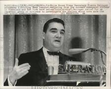 1963 Press Photo Pierre Salinger Addresses Printing Week Banquet In Philadelphia picture