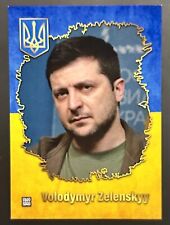 G.A.S. Trading Cards Volodymyr Zelenskyy Rookie RC NTWRK Moments Ukraine picture