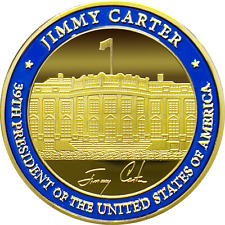 BB-002 39th President Jimmy Carter Challenge Coin White House POTUS coin picture