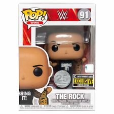 Funko PoP WWE #91 The Rock w Championship Belt. Nice Box. New 2021 EE Exclusive picture